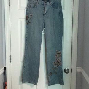 Embroidered Jeans Sz.12